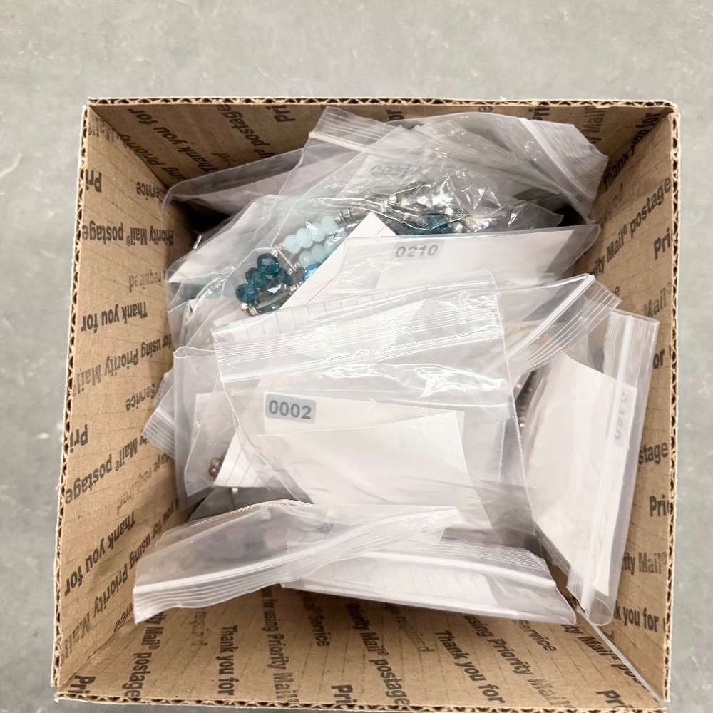 Bulk Jewelry Box 3 Pounds 6 Ounces Variety Craft Wearable Fashion Mystery Fun